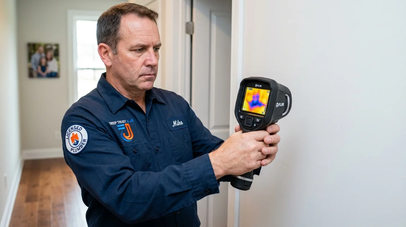 Thermal imaging leak detection by Johns Plumbing LLC in Hephzibah